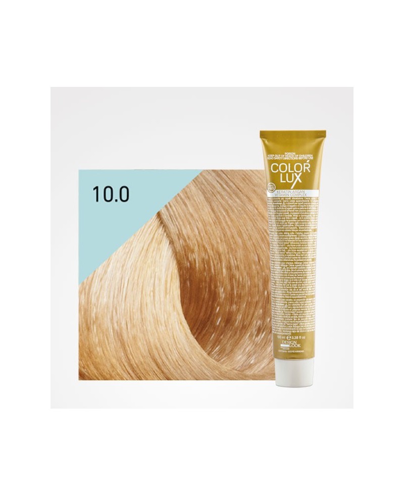 Vopsea profesionala pentru par blond platinat Color Lux 10.0 - 100 ml