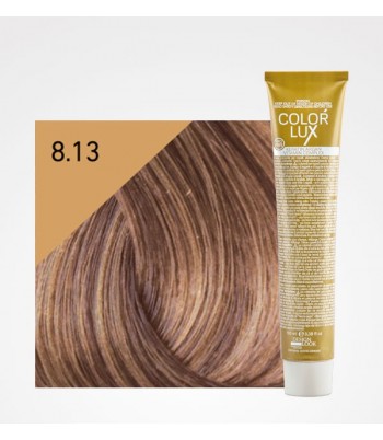 Vopsea profesionala pentru par blond bej deschis Color Lux 8.13 - 100 ml