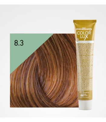 Vopsea profesionala pentru par blond auriu deschis Color Lux 8.3 - 100 ml