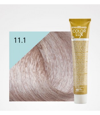 Vopsea profesionala pentru par blond cenusiu platinat super deschis Color Lux 11.1 - 100 ml